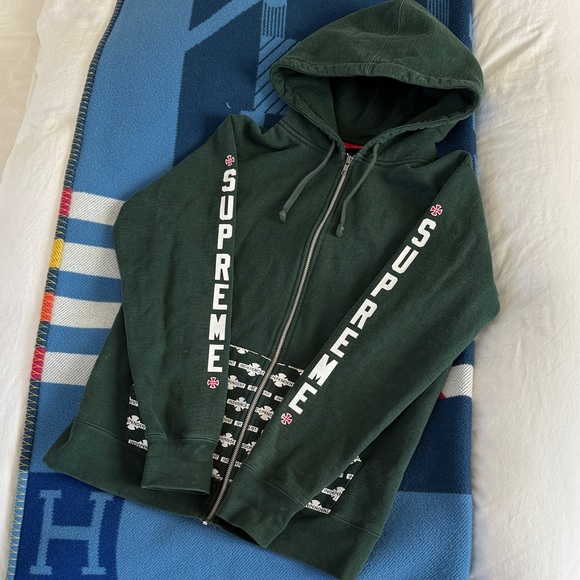 Supreme Other - Rare Vintage 2017 Independent Truck Co Supreme Dark Green Zip-Up Hoodie